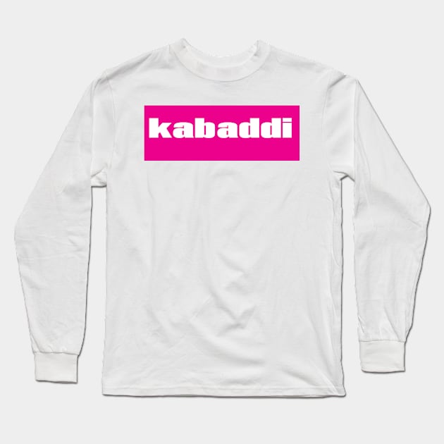 Kabaddi Long Sleeve T-Shirt by ProjectX23Red